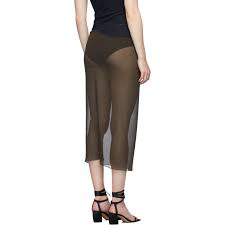 Supriya Lele Brown Apron Skirt