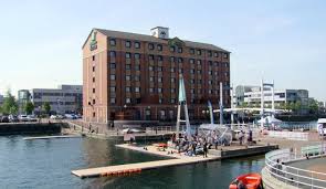 Bathrooms include showers, complimentary toiletries, and hair dryers. Window View Picture Of Holiday Inn Express Manchester Salford Quays Tripadvisor