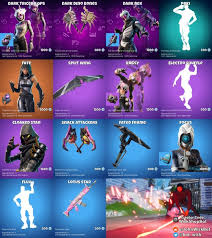 And it will not be some kind of skin of a popular character, but something new, native to the game. Fortnite Skins Today Fate Dark Tricera Ops Dark Rex For January 20 Millenium