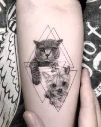 Cat And Dog By Ray Inspiration Tattoos Ask Dovmeleri Kedi Dovmeleri