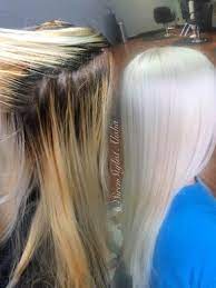 Color Correction Fixing 10 Years Of Box Blonde Hair Platinum Blonde Hair White Blonde Hair