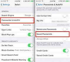 Learn how you can fix these issues with safari and icloud keychain. Find Saved Passwords On Iphone Ipad In Safari Osxdaily