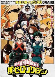 My Hero Academia Season 3 Anime Visual Hero Poster Anime Hero