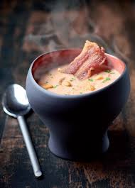 Le Veloute Cevenol Aux Chataignes Et Lard Croustillant Le Grand Pastis