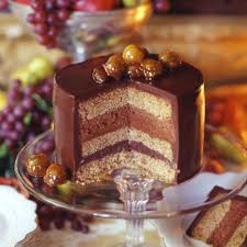 Chocolate Chestnut Torte With Chocolate Cognac Mousse Recipe Dessert Recipes Mousse Recipes Desserts