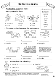 Worksheets For All Collective Nouns Worksheet Nouns Worksheet 2nd Grade Worksheets