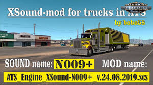 Xsound Mod Engine N009 For Trucks In Ats 1 35 X