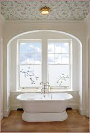 I'm not big on sanded glass because it also means you can't. Bathroom Windows Home Ceiling Decorative Window Film Wallpaper Ceiling