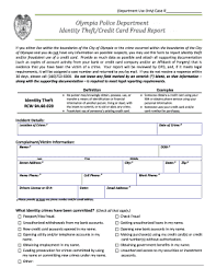 Credit card fraud police report. 21 Printable Identity Theft Police Report Example Forms And Templates Fillable Samples In Pdf Word To Download Pdffiller