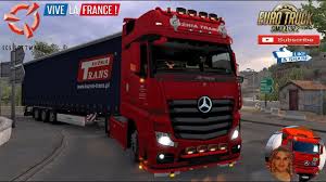 Euro Truck Simulator 2 1 36 Mercedes Actros Mp4 Edit By Alex V1 5 1 35 1 36 Dlc S Mods Youtube