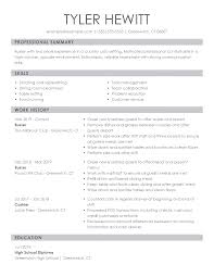 Describe the cleaning duties you had to perform to maintain the interior and exterior appearance of the building at your previous position. Busser Best Resume Examples For 2021 Myperfectresume