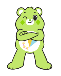 Menu — the fat bear. Kids Care Bears