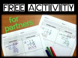 Free Partner Activity For Long And Synthetic Division Synthetic Division Polynomials Activity High School Math Teacher
