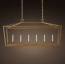 All Ceiling Lighting Restoration Hardware Restoration Hardware Lighting Rectangular Chandelier Dining Lighting