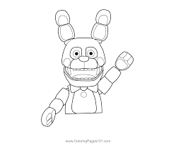 Therapeutic effects of coloring pages. Bon Bon Fnaf Coloring Page For Kids Free Five Nights At Freddy S Printable Coloring Pages Online For Kids Coloringpages101 Com Coloring Pages For Kids