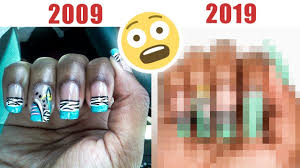 Collection by ugly duckling nails inc • last updated 20 hours ago. 10 Year Challenge Recreating An Old Ugly Acrylic Nail Design Youtube