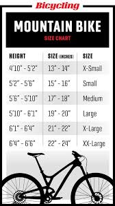 Properly inflated bike tires conform to bumps and absorb shocks. Bike Size Chart Finding The Right Bike Frame Size