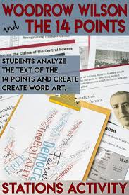 Woodrow Wilson And The 14 Points In 2020 Station Activities Teaching Inspiration Social Studies Resources