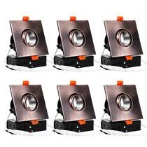 A square led recessed ceiling lamp, it shines in 3 ways: Led Canless Square Rectangle Recessed Lighting Kits You Ll Love In 2021 Wayfair