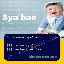 Maybe you would like to learn more about one of these? Ini Arti Nama Sya Ban Dalam Islam Idenamaislami Com