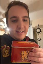 This video was brought to you by “Gryffindor breakfast blend” English tea  to help keep your courage up and win us the house cup just one sip at a  time so get yours today!!❤️💛🦁#harrypotter ...