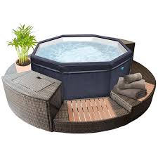 Netspa Octopus Mobilier 5 Elements 41246 Spa Gonflable Baignoire En Plein Air Spa Portable