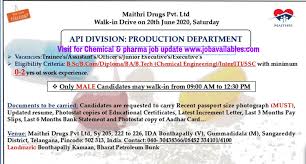 Once one is through with their college/ university studies, the next big handle becomes landing your dream job. Maithri Drugs Jobs For Fresher Experienced B Sc Diploma B Tech Chemical B Com B A Iti