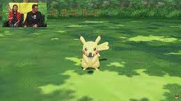 Picking pikachu or eevee is only the beginning! Best Pokemon Lets Go Pikachu Demo Gifs Gfycat