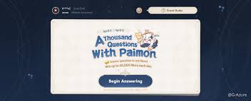 We did not find results for: Guide Paimon S Thousand Questions Daily Quiz Genshin Impact Official Community