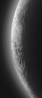 Close up of Pluto from the New Horizons space probe : rspace