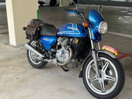 Image result for Nice Blue 1978 Honda