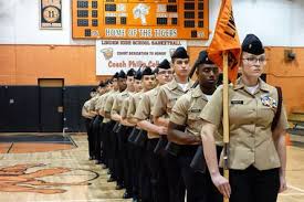 Linden Drill Team Falls In Line At Competition Linden High School Drill Competition