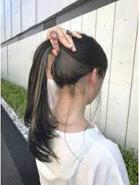 A partial highlight traditionally includes all of the hair in the front of your head, and the top back area usually above the ears. Individual Mode Black Hair Inner Color Gray Black Color Gray Hair Individua Black Color Gray Hai Ide Warna Rambut Warna Rambut Rambut Warna Warni