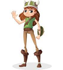 Download 160+ royalty free female viking cartoon vector images. Free Female Viking Cartoon Character Set