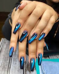 10 dramatic cat eye nails: Top 50 Best Cat Eye Nails For Women Sparkly Sexy Design Ideas