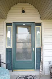 The color of the front door. Adding Curb Appeal How To Paint Shutters And Front Door Our House Now A Home