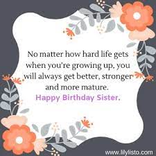 May lord bless you with a fantastic year, happy birthday sister! Multiple And Best Inspirational Birthday Messages For Sister