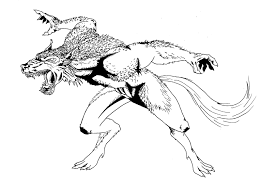 2267406_goosebumps coloring book christmas number werewolf pages for kidsps. Werewolf Coloring Pages