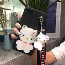 Want to discover art related to hellokitty? For Samsung S8 S9 Plus Hello Kitty Case Cute Mirror Phone Cover For Samsung Galaxy S7 S7edge Matte Tpu Fundas 3d Holder Strap Onshopdeals Com