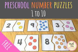 Ixl offers hundreds of kindergarten math skills to explore and learn! Preschool Number Puzzles For Numbers 1 To 10 Freebie Math Kids And Chaos