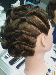 Twisted Up The Side And Pulled Into A French Twist With Hanging Curls On The Other Side Hair Creations French Twist Hair