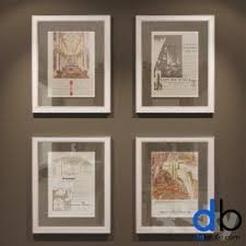 276 Frame 3dmodel Frame Vintage Magazine 3d Model