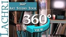 360° Art Studio Tour w/ Lachri - YouTube