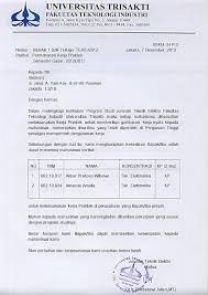 Contoh surat keterangan kerja untuk kepala sekolah xxvi. Surat Permohonan Kerja Praktek