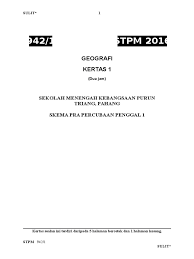 Soalan ramalan pbs penggal 3 stpm 2014. Nota Geografi Stpm Penggal 1