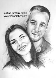 بورتريه رصاص وجهين art historical figures historical