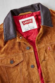 Levis Suede Trucker Jacket Urban Outfitters Trucker Jacket Jackets Levi