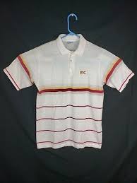 Vintage Usc 1970 80s Trojans Rc Sportswear Polo Made In Usa Men S Xl Shirt Mens Outfits Mens Shirts Mens Xl
