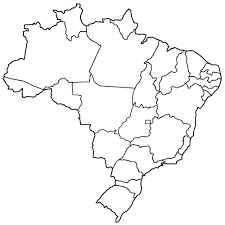 Veja mais ideias sobre desenhos para colorir, colorir, desenhos. Mapa Do Brasil Por Estados E Regioes Em Branco E Colorido Geografia Infoescola