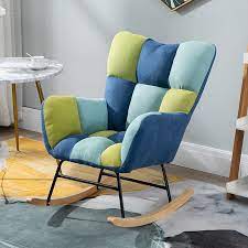 Little bench ideas the perfect place to a variety of stars. Balcony Relax Rocking Chair With Ottoman Simple Lounge With Upholstered Single Recliner Chair For Bedroom Living Room Furniture Living Room Chairs Aliexpress